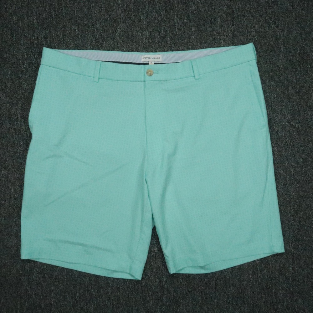 Peter Millar Shorts Men 38 Blue Crown Sport Salem Skull In One Performance